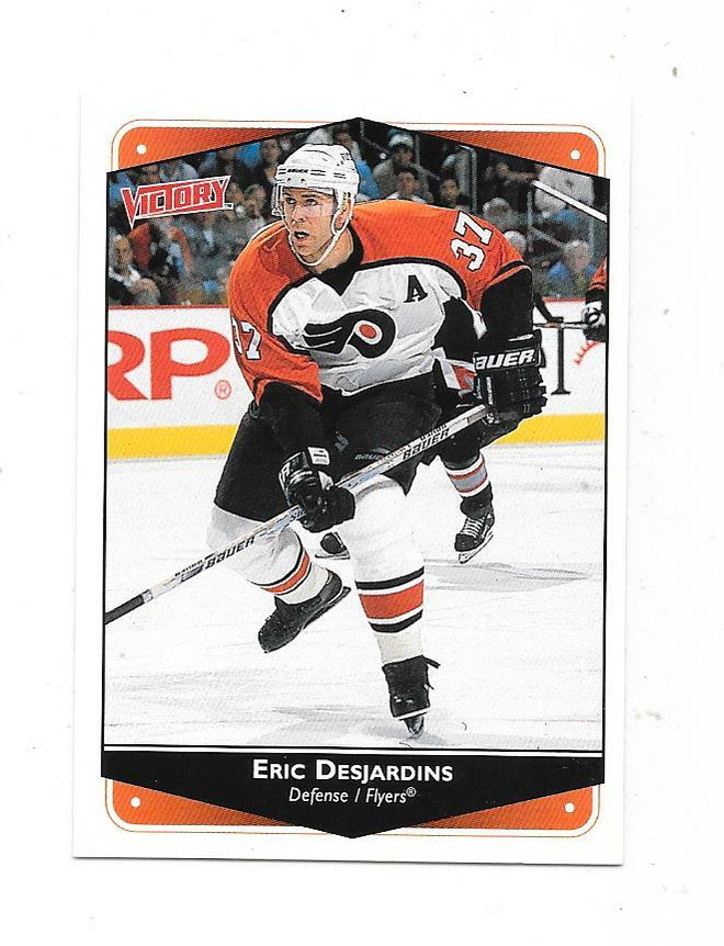 1999-00 UD Victory #215 Eric Desjardins , Philadelphia Flyer