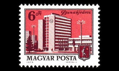 Unkari 3045 ** Käyttösarja kaupunkimaisemia (1975)