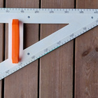 Kouluviivain viivotin tauluviivotin retro koulu matematiikka - pikkukuva 1