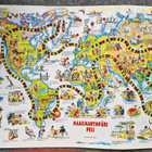 Maailman ympäri vintage-peli. Hieno kunto - pikkukuva 2