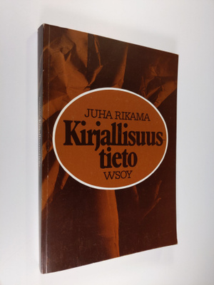 Juha Rikama : Kirjallisuustieto