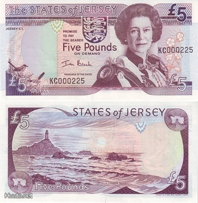 Jersey 5 Pounds v.2000 (P-27) UNC QEII