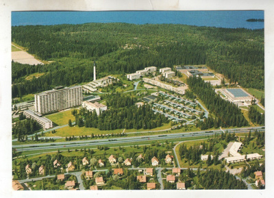 Tampere keskussairaala ilmavalokuva