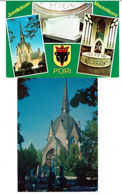 Kirkkokortit, Juliuksen mausoleumi Pori 2 kpl