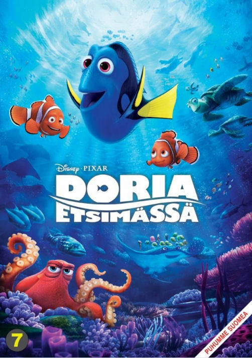 Doria etsimässä dvd Pixar