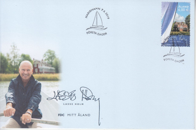 Åland FDC  2019 6€ Lasse Holm