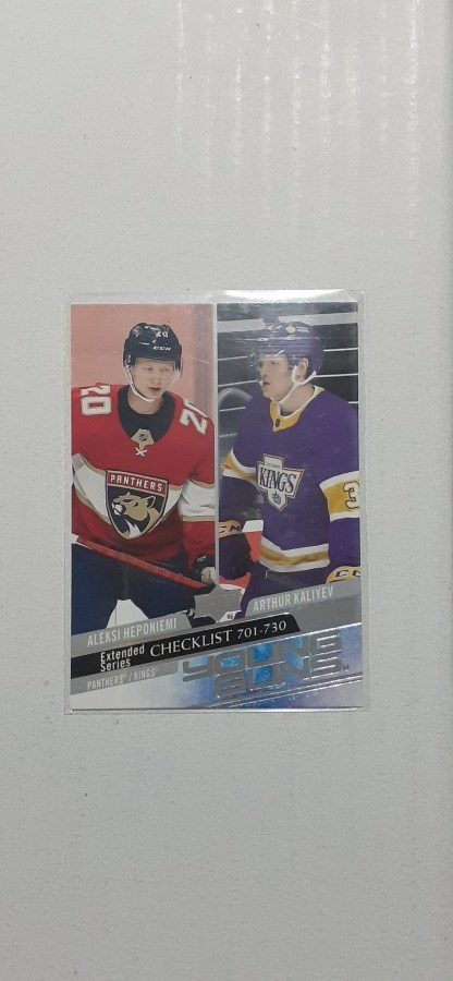 2020-21 Upper Deck Extended Young Guns #730 Aleksi Heponiemi
