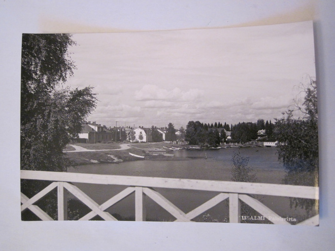VANHA Postikortti Iisalmi 1950-l Alkup.Mallikappale