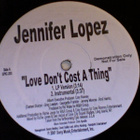 JENNIFER LOPEZ :: LOVE DON'T COST A THING : VINYYLI 12"PROMO - pikkukuva 2
