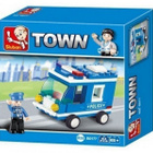 Sluban Town Poliisin Mustamaija, 64 palikkaa, 1 hahmo UUSI - pikkukuva 1