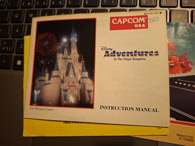 NES Disney Adventures in the Magic Kingdom USA ohjeet
