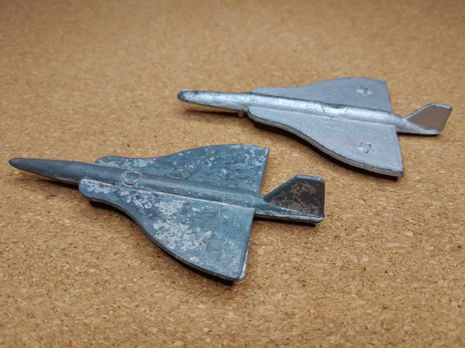 Tupolev Tu-144 2x n.1960/70-luku yliääni pieni metalli lento