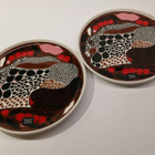 Marimekko Rusakko Lautaset 2 kpl halk: 20cm ruskea moniväri - pikkukuva 1