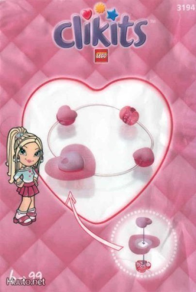Lego 3194 Bracelet Heart ( Clikits )