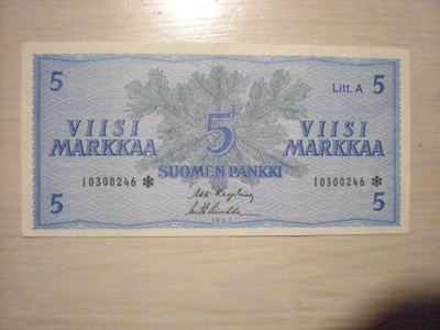 5 mk 1963 TÄHTI