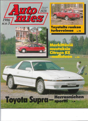 1986 Automies  3 86 - KUIN UUSI - Korpivaara