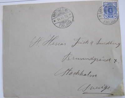 VANHA Kuori Kristiinankaupunki - Turku - Ruotsi 1893
