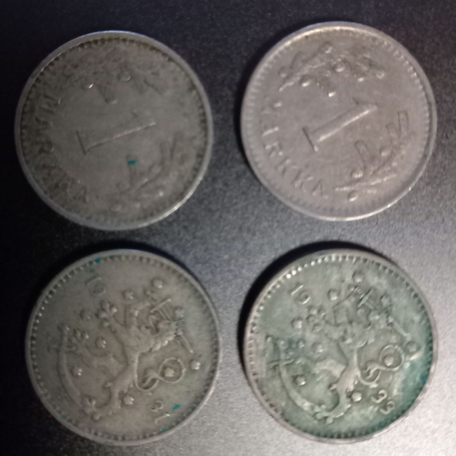 4 x 1MK 1931, 1933, 1937 & 1938