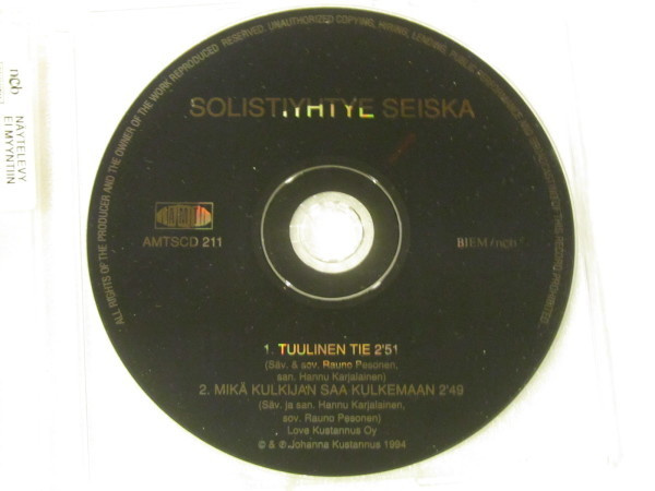Solistiyhtye Seiska • Tuulinen Tie CD-Single