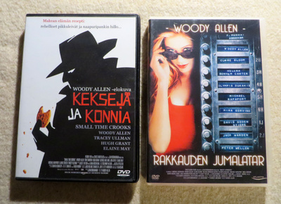 2 WOODY ALLEN DVD -leffaa - Suomitekstit