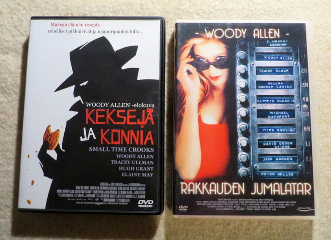 2 WOODY ALLEN DVD -leffaa - Suomitekstit