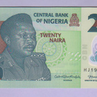 Nigeria 20 Naira v.2021 UNC P-34 (Polymer) - pikkukuva 1