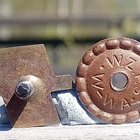 Puolalainen emalinen ruuvimerkki. Halkaisija - 17 mm. - pikkukuva 4