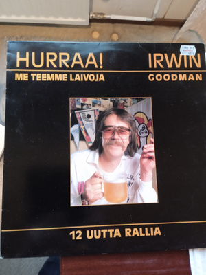 LP-LEVY: IRWIN GOODMAN : HURRAA! ME TEEMME LAIVOJA