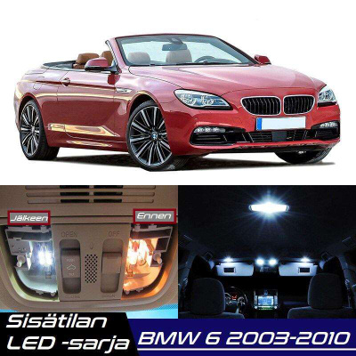 BMW 6 (E63/E64) Sisätilan LED-sarja 13-osainen