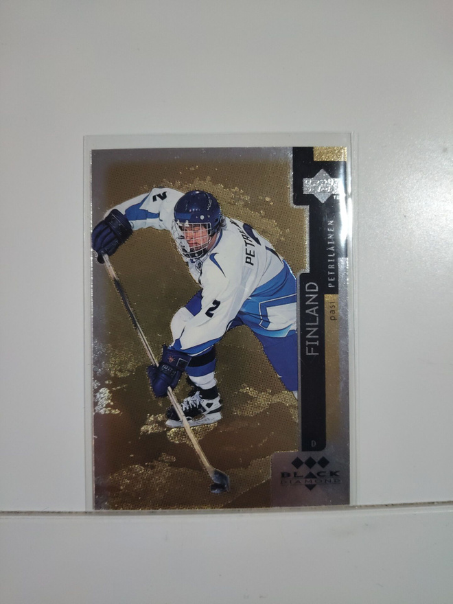 1997-98 Upper Deck Black Diamond Triple #48 Pasi Petriläinen