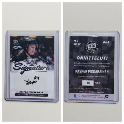 Kasper Pikkarainen Silver Signature Blueline