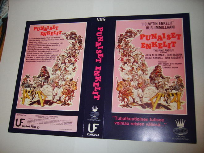 Vhs kansipaperi Fix - PUNAISET ENKELIT  (Sis.postikulut)