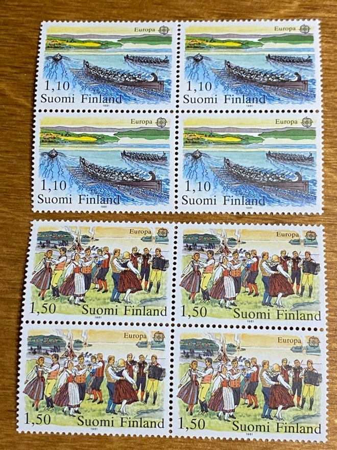 EUROPA 1981 PARI NELIÖT**