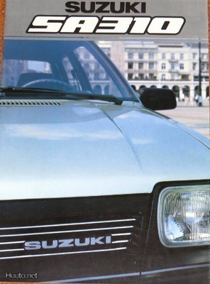 1985 Suzuki SA 310 esite - KUIN UUSI - suom - 18 sivua