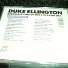 DUKE ELLINGTON - Recollections of the Big Band era CD - pikkukuva 2