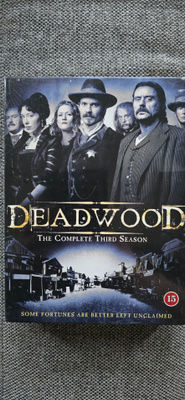 Deadwood sarjan 3 kausi. dvd avaamaton/muoveissa