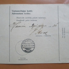 1925 Manssila (Salmi) osoitekortti Haminan RUK:een - pikkukuva 2