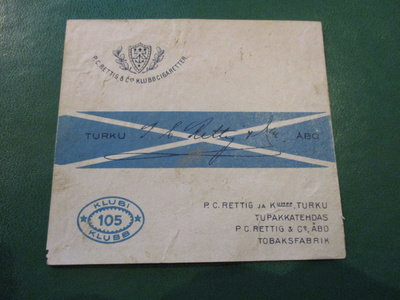 TUPAKKA ETIKETTI - KLUBI 105  (K15-S45)
