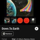 RAINBOW - DOWN TO EARTH LP - pikkukuva 3