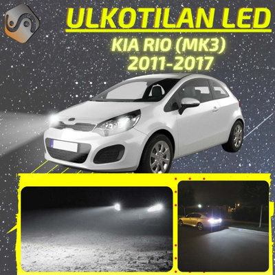 RIO (MK3) 2011-2017 Ulkoiset LED -valot