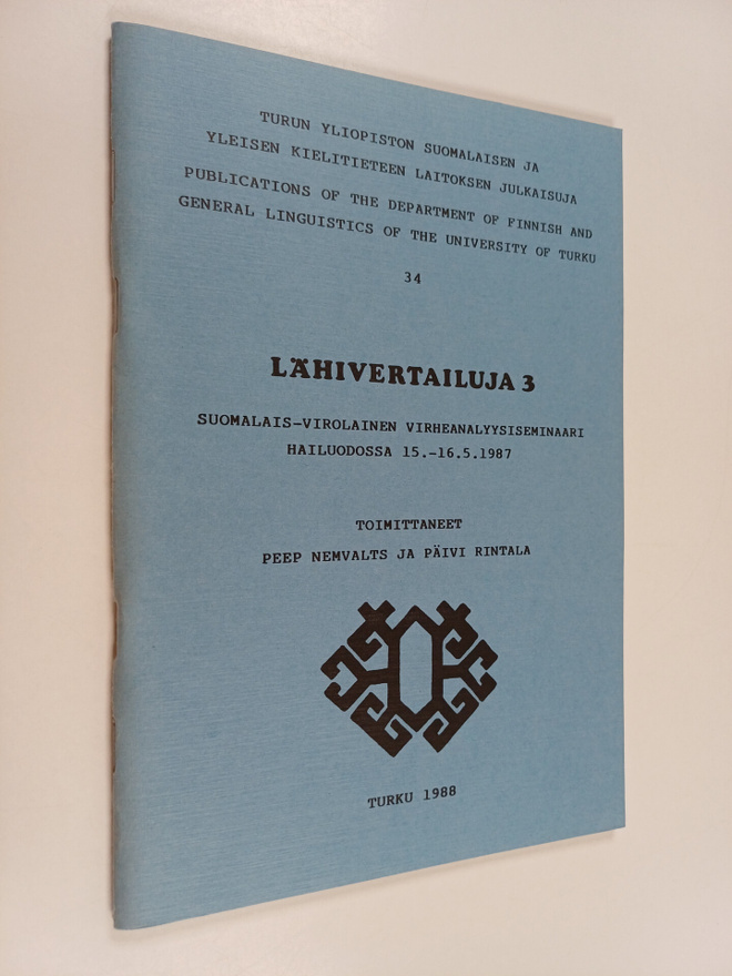 Lähivertailuja 3 :  Suomalais-virolainen virheanalyysisem...