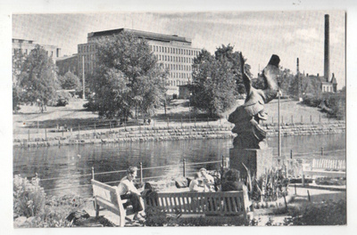Tampere tammerkosken puisto.