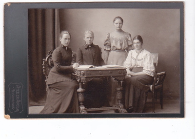 VANHA Kabinetti Valokuva Pelastusarmeija Helsinki 1900-l