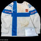 Mikael Granlund "Game Worn" Suomi-pelipata Sotchin olympia14 - pikkukuva 2