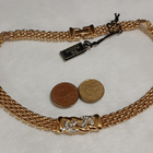 Upea 21k kullattu Kanadalainen kaulakoru Gold plated - pikkukuva 5