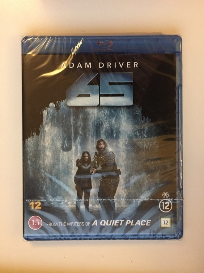 65 (Blu-ray) Adam Driver (2023) UUSI