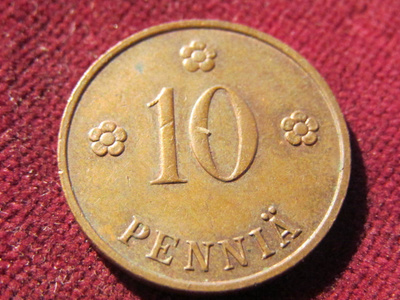 10 penniä 1934