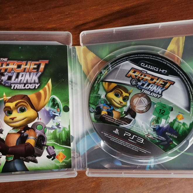 Ratchet & Clank HD Trilogy PS3 siisti kuntoinen