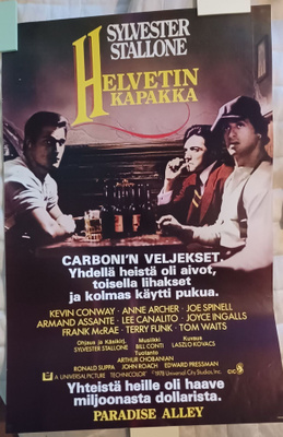 Paradise Alley -Helvetin kapakka (Stallone) elokuvajuliste