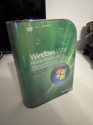 Windows Vista Home Premium SP1 – DVD ja ohjeet
